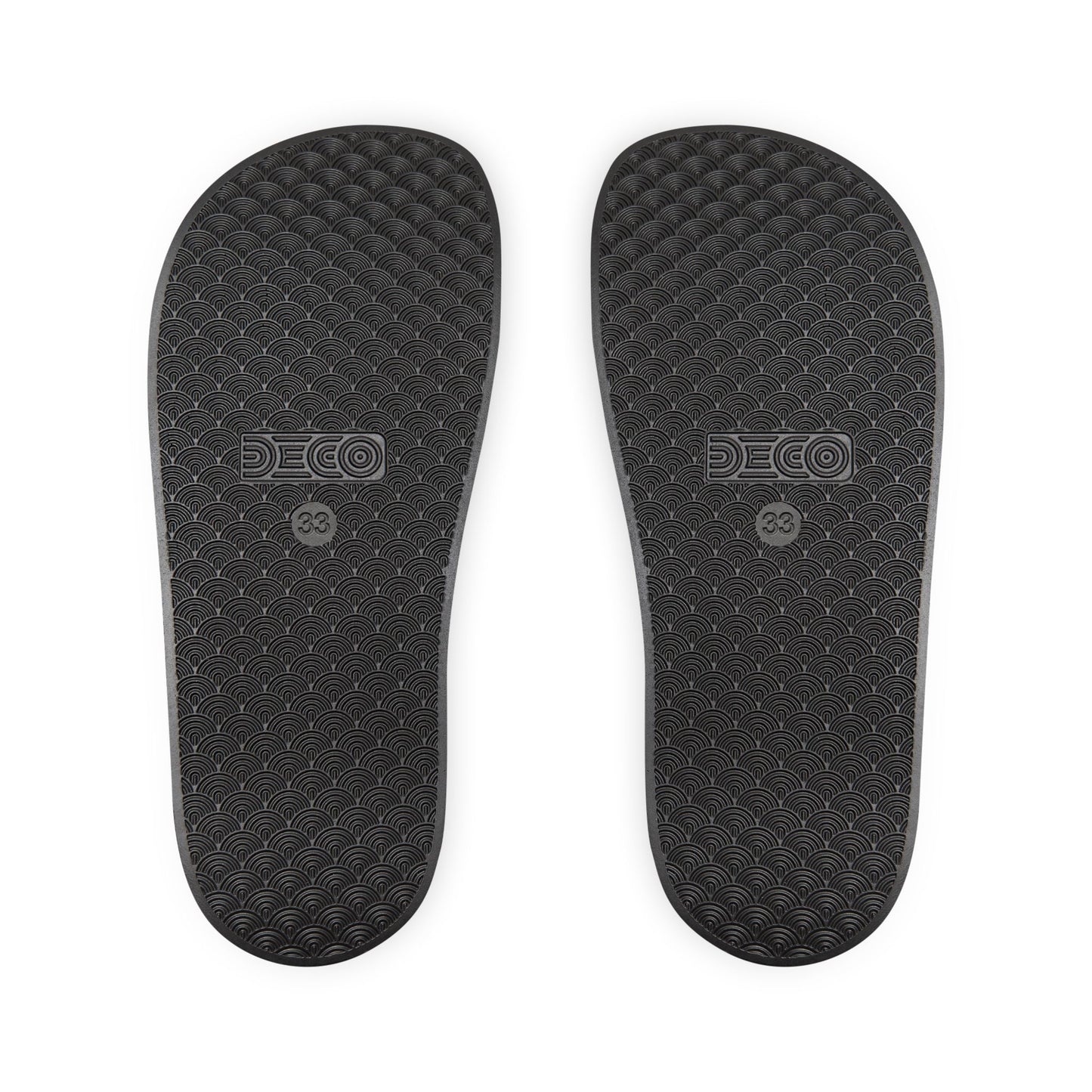 Youth Lightning Print Slide Sandals — Removable Strap Casual Beach Slides