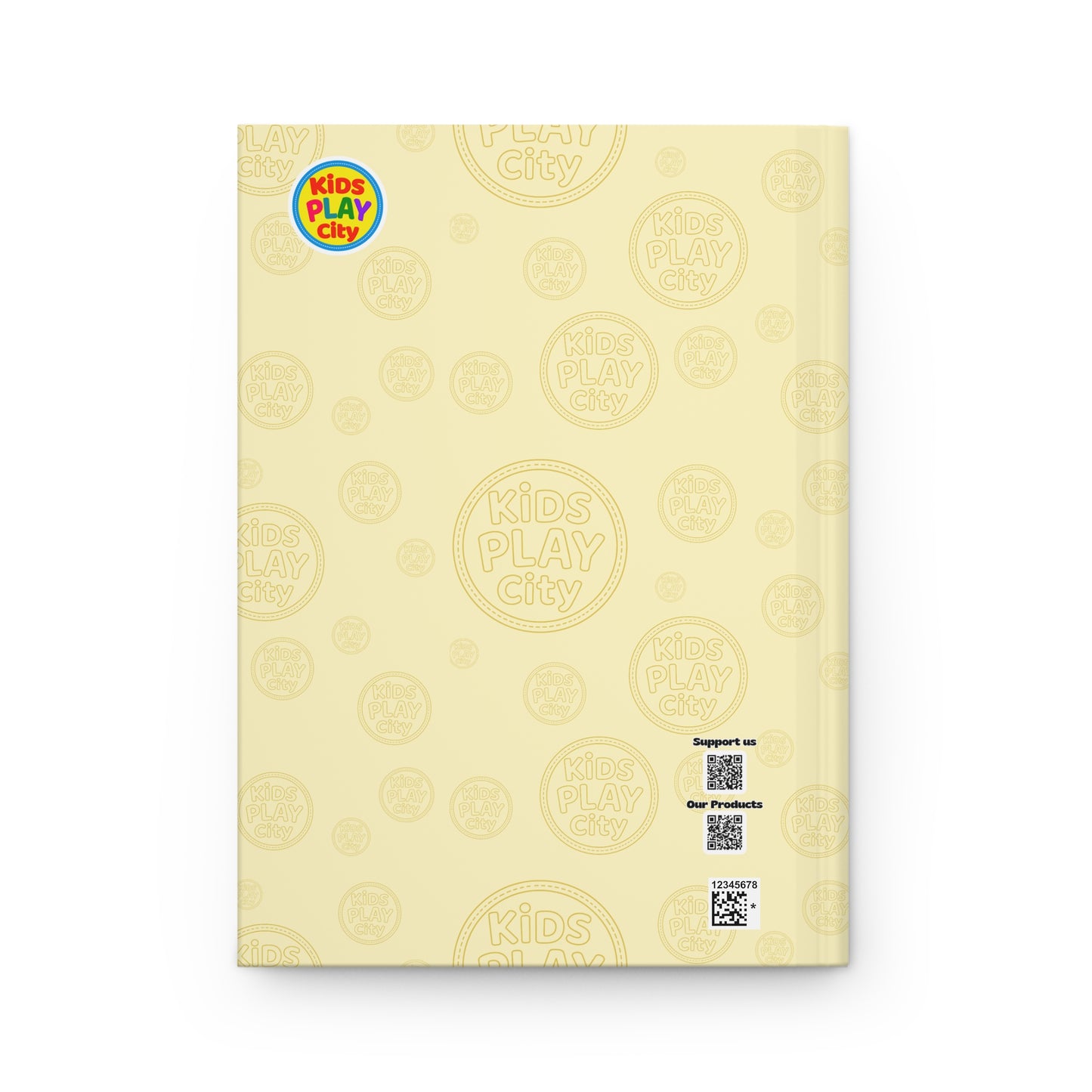 Kids Play City Hardcover Journal — Cute Kid’s Notebook for School & Drawing