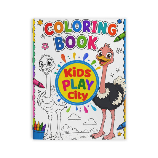 Kids Play City Coloring Book — Fun Coloring Activity Book for Toddlers & Preschoolers