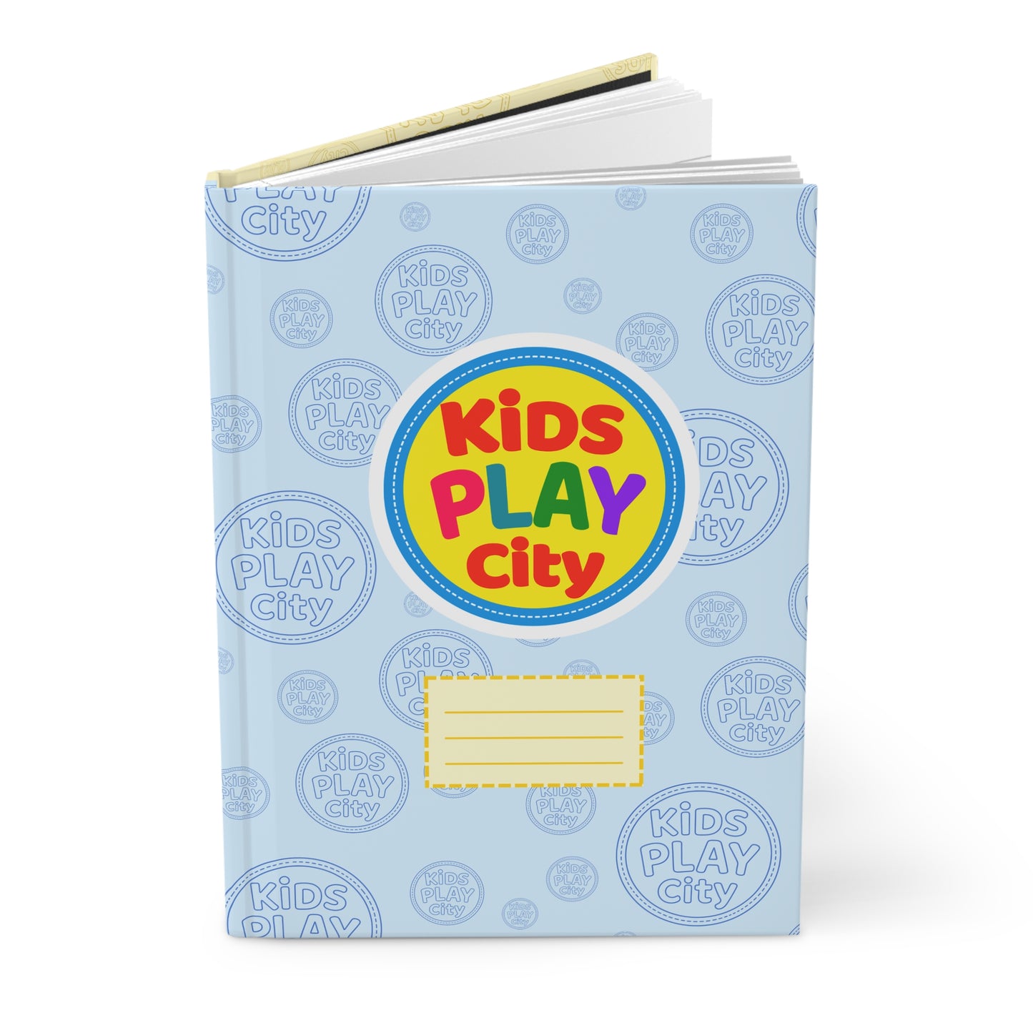 Kids Play City Hardcover Journal — Cute Kid’s Notebook for School & Drawing