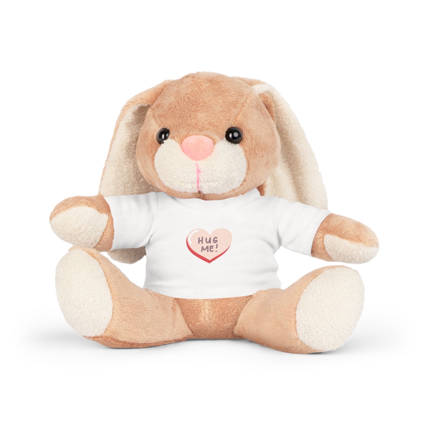 Valentine Teddy Bear Plush — I Love You Tee