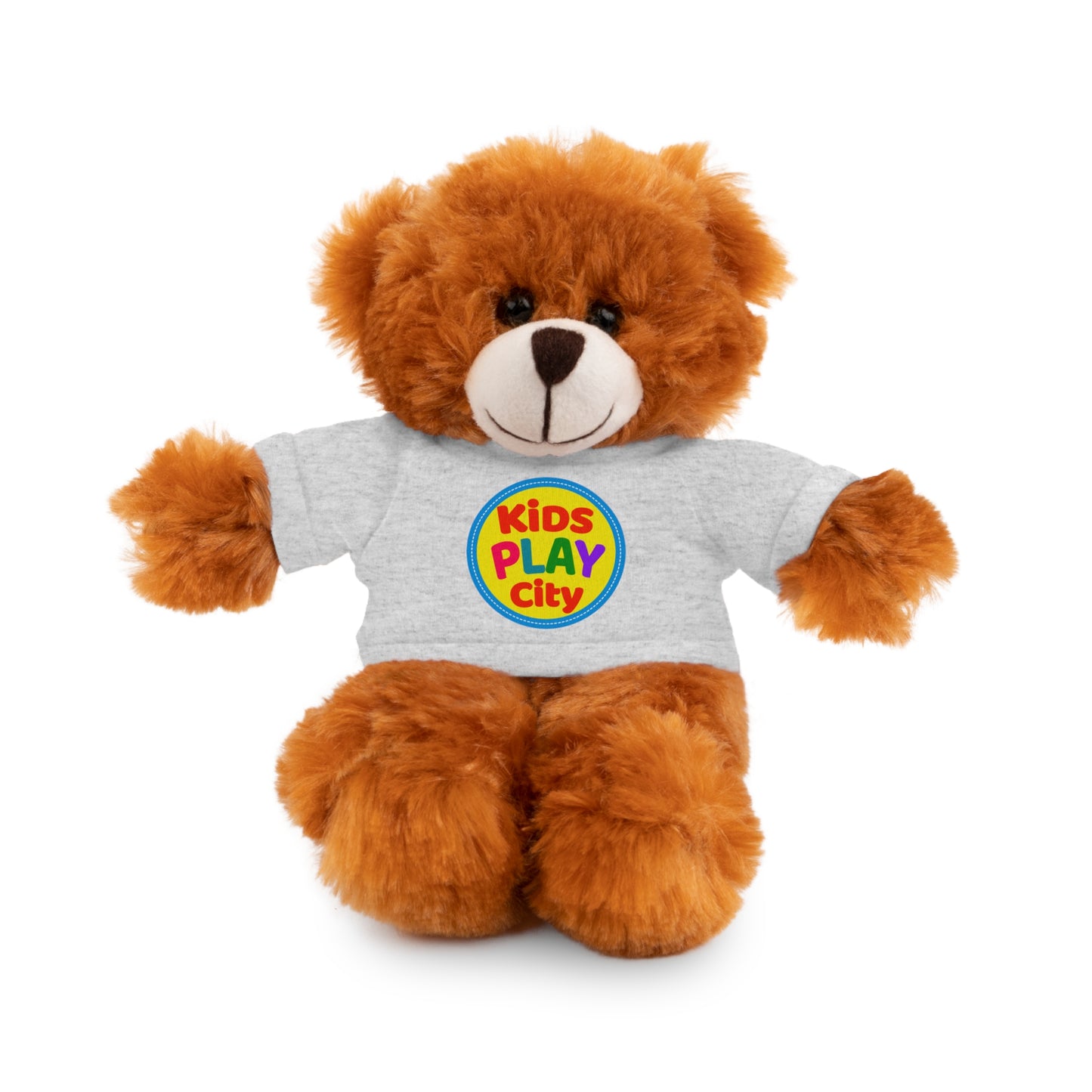 Kids Play City Plush Toys with T‑Shirts — Soft Stuffed Animal Gift
